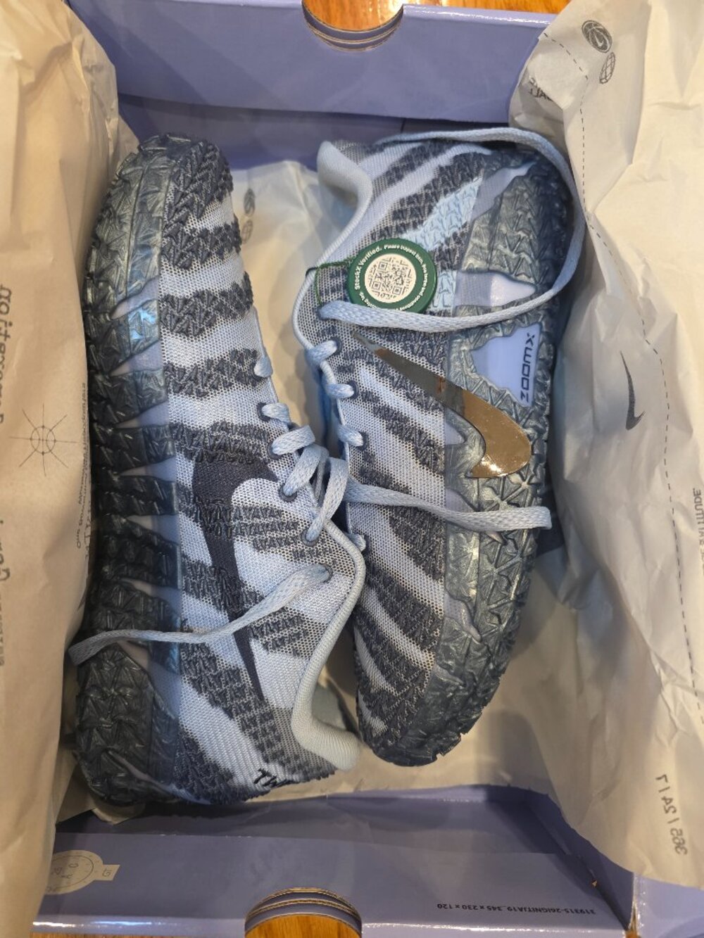 Ja 3 liquid silver/Cobalt bliss StockX verified Brand New